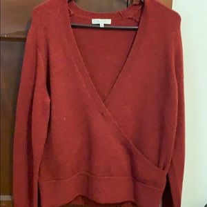 Madewell wrap sweater. NWOT
